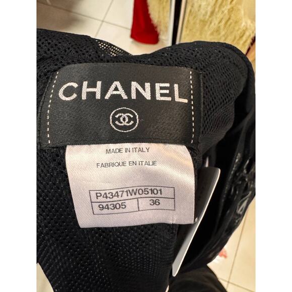 Chanel 12SS Mesh Nylon Hooded Jacket - Size FR36 - Picture 5 of 5